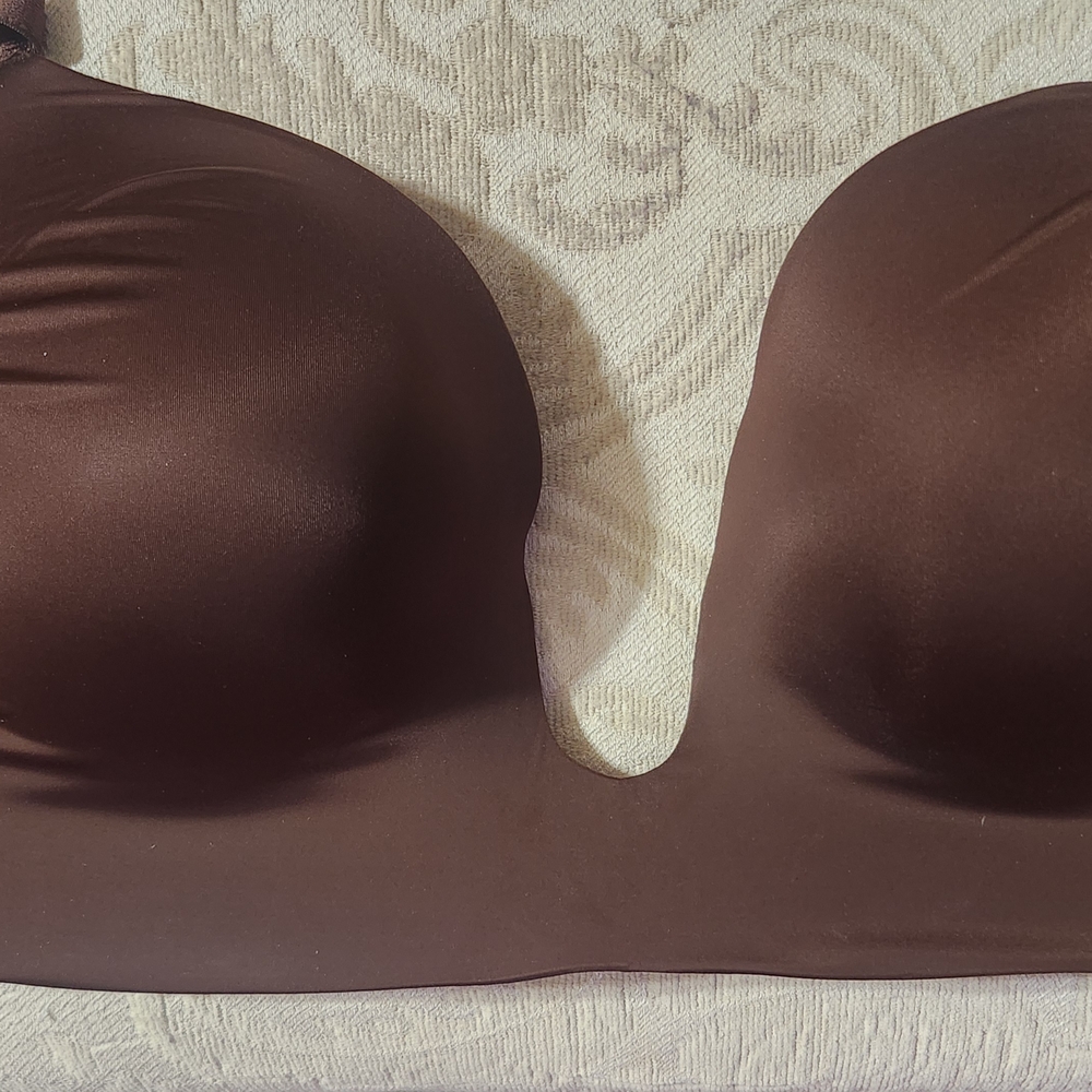 Brown Strapless Bra
